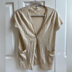 J. Crew short sleeve 100% Cashmere sweater